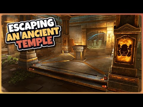 Escaping an Ancient Temple, Co-op Escape Room!