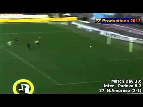 Serie A 1995-1996, day 30 Inter - Padova 8-2 (N.Amoruso 1st goal)