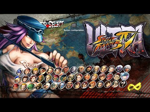 Ultra Street Fighter IV characters selection [1080p 60fps]