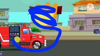 good vs evil fire truck
