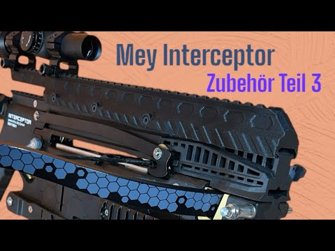Armbrust Mey Interceptor- Zubehör Teil 3 - CAW-Picatinnyschiene lang - www.Crossbow-Action-World.de