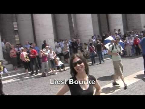 Federico Farfaro & Liesl Bourke at  Vaticano, Roma 17-05-09