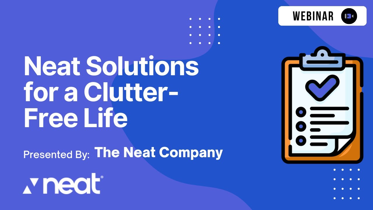 Neat Solutions for a Clutter-Free Life