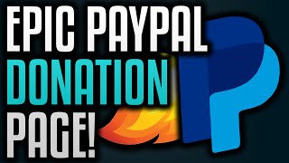How To Make A Donation Page With PayPal!