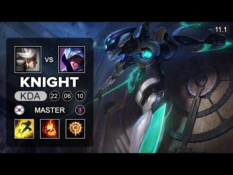 TES Knight Camille Mid vs Talon  - KR Master Patch 11.1