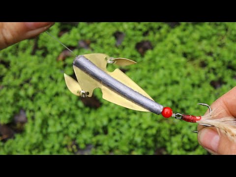 Making Lure-Glider with fins \ fishing hacks
