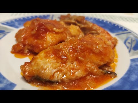 Bacalao en salsa roja