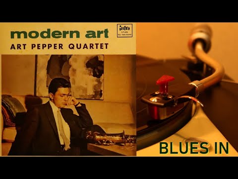 ART PEPPER QUARTET - BLUES IN / BEWITCHED (Monaural)