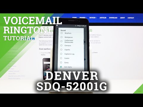 DENVER SDQ-52001G – Open Voicemail Options & Customize Voicemail Sounds