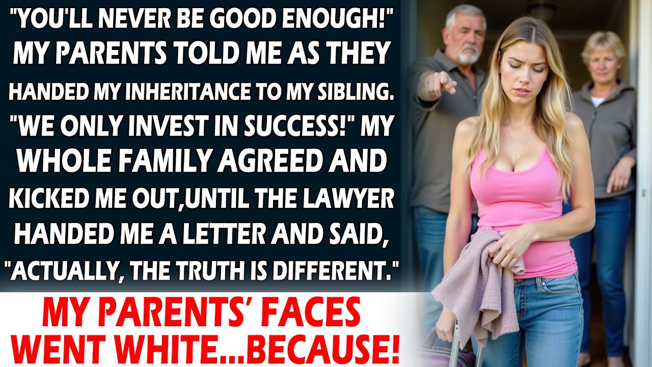 They Said "You're a Failure" and Gave My Inheritance to My Sibling, Then Lawyer Exposed the Truth