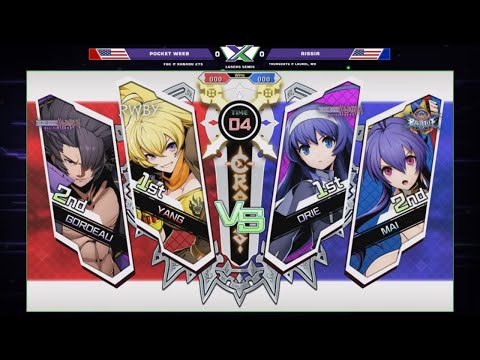 F@X 274 BBTAG -  Pocket Weeb Vs.  Rissir - BlazBlue Cross Tag Battle Losers Semis