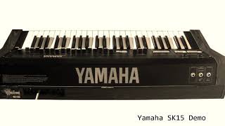 Video thumbnail for Yamaha SK15 DEMO by VintageSynthShop