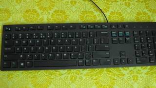 Dell Multimedia Keyboard KB216 Black (580-AHHD) - відео 1