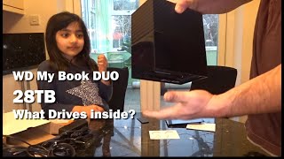 WD My Book DUO 28tb Unboxing - What Drives Inside the Enclosure, Reds or Blues Review