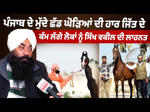 Adv Ravinder Jolly : ਪੰਜਾਬ ਦੇ ਮੁੱਦੇ ਛੱਡ ਘੋੜਿਆਂ ਦੀ ਹਾਰ ਜਿੱਤ ਦੇ ਕੰਮ ਲੱਗੇ ਲੋਕਾਂ ਨੂੰ ਸਿੱਖ ਵਕੀਲ ਦੀ ਲਾਹਨਤ