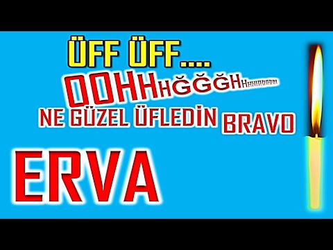 İyi ki Doğdun Erva İsme Özel Komik Doğum Günü Şarkısı