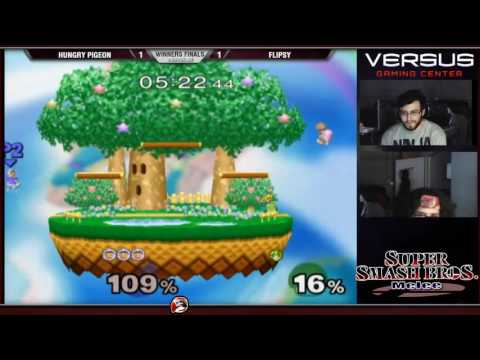 VS Weekly 12/11/16 - Winners Finals - Hungry Pigeon (Peach) vs Flipsy (ICs) - Melee