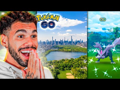 KYUREM SHINY NA CAÇADA DO CENTRAL PARK EM NOVA IORQUE - POKEMON GO | Cris |