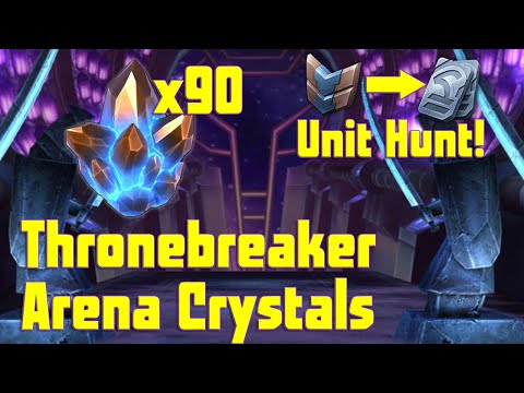 x90 Thronebreaker Arena Crystals (4 5mil Battlechips) - Searching for Units   HD 1080p
