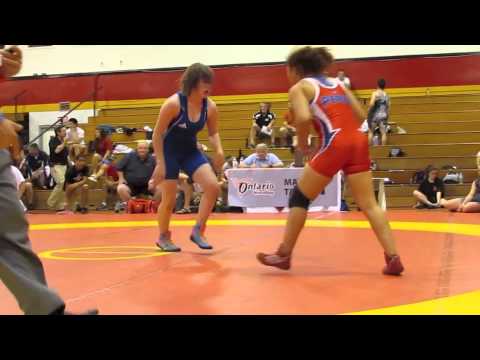 2012 Pre-Junior Canada Cup: 65 kg Final Natalia Rodriguez (Nieves) vs. Alyssa Lafrancis (USA)