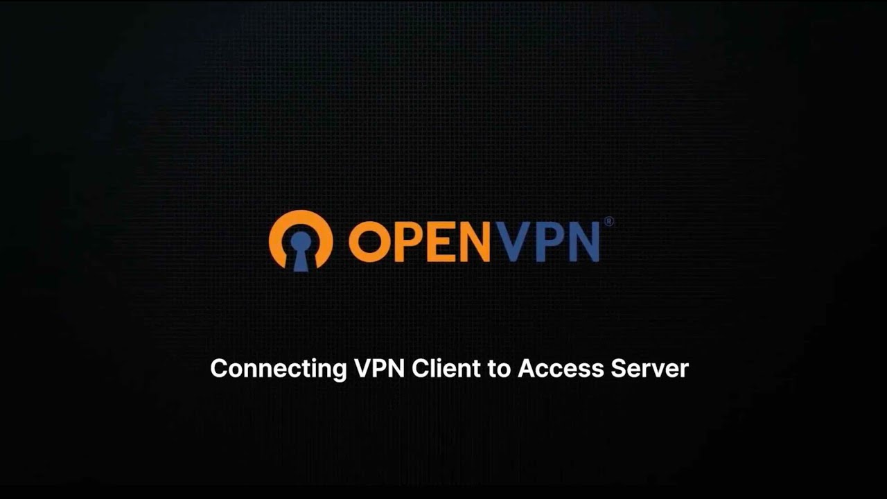 How does the OpenVPN client connect to the server? CrossPointe