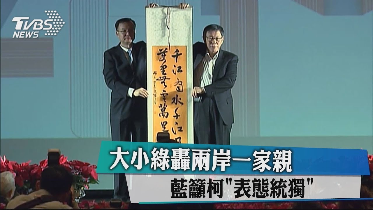 大小綠轟兩岸一家親　藍籲柯「表態統獨」