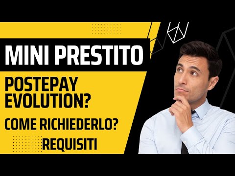 COME AVERE UN PRESTITO POSTEPAY EVOLUTION? REQUISITI MINI PRESTITO, NO BUSTAPAGA 1000, 2000, 3000 €