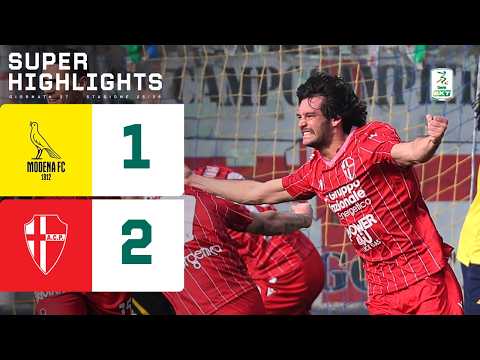 Modena - Padova 1-2 | SUPER HIGHLIGHTS