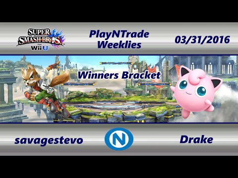 PNT 03/31/16 - savagestevo (Fox) vs Drake (Jigglypuff) - Winners - Smash 4