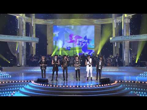110303 SHINee+DBSK   Balloons @KBS 1TV 1Year Celebration
