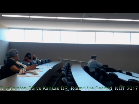 Binghamton BS vs Kansas DR, Round the Second, NDT 2017