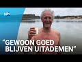 Winterzwemmen nieuwe trend: ook met sneeuw en ijs wordt er gezwommen