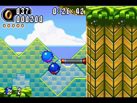 [TAS] Sonic Advance 2 - Leaf Forest 2 all SP rings - 0:31.83