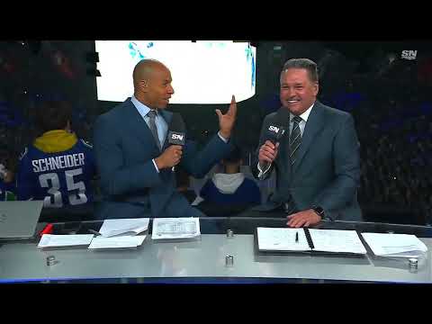 Hockey Night In Canadas Opening Video for Oilers vs Canucks Game 1 Feat Aerosmith - Sweet Emotion!