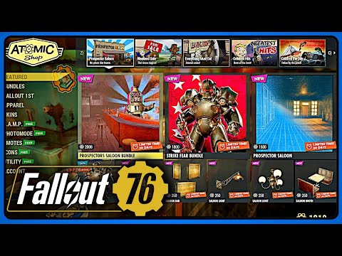 BEST Power Armor Skin RETURNS! FO76 Atomic Shop Jan 20