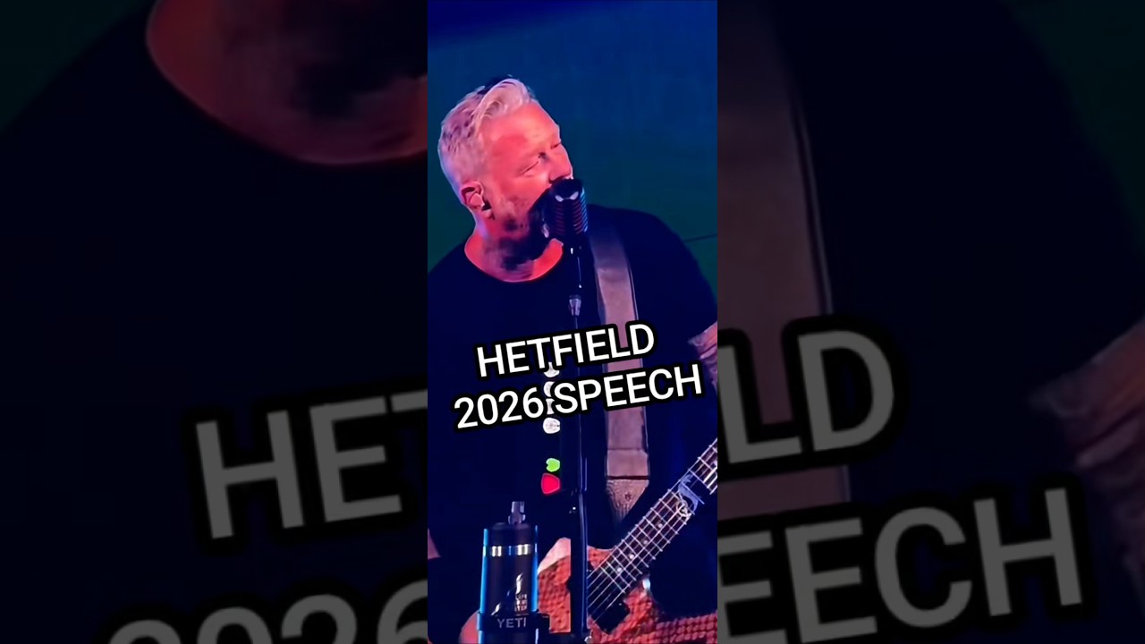Metallica's James Hetfield Speech at the Sphere 2026 - YouTube