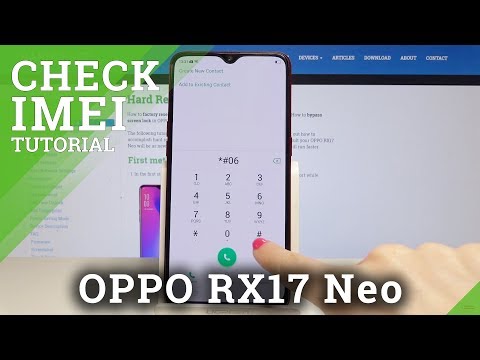 Check IMEI in OPPO RX17 Neo - Find Serial Number