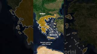 Santorini was shaped by a natural disaster