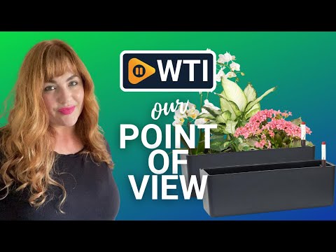GardenBasix Elongated Self Watering Planter Pots 2-Pack Window Box 5.5 x 16 inch with Coconut Coir Soil Indoor Home Garden Modern Decorative Pot for All House Plants Flowers Herbs (Dark Grey - WTI product video review