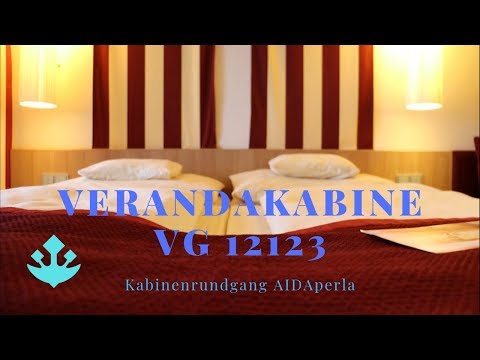 AIDAperla: Verandakabine (VG) 12123 Kabinenrundgang