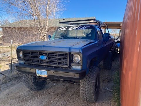 Installing Rough Country 6 in lift On 1973-86 Chevy K20 4x4