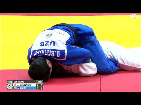 Masters 2022. 60 kg. R2. SARDALASHVILI Giorgi (GEO) - BARATOV Dilshodbek (UZB)