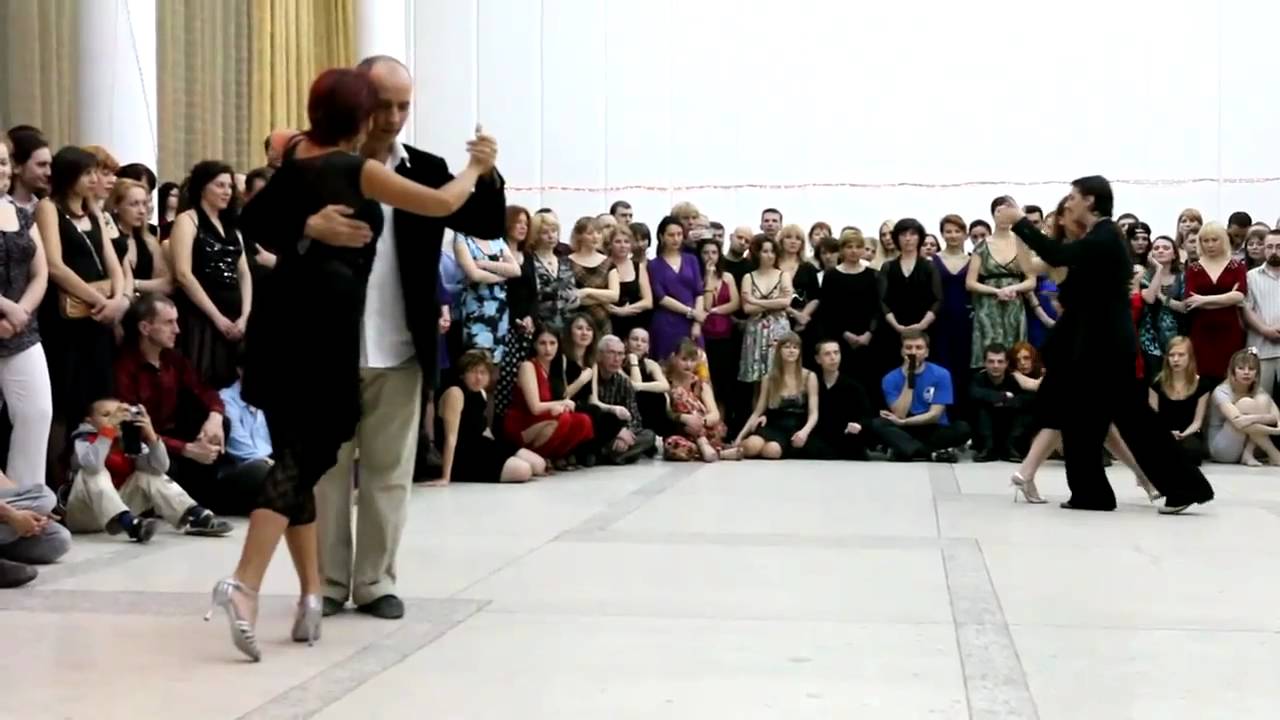 Tango Camp 2011 - Open Show Viacheslav Ivanov and Olga Leonova Horacio Godoy and Karina Colmeiro.AVI