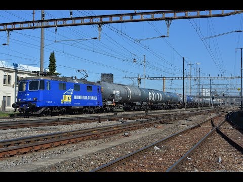 Bahnverkehr am 06.04.18 Teil 2 – "Swiss Express, WRS, Pferdelok uvm."
