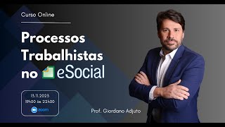 Curso Processos Trabalhistas no eSocial