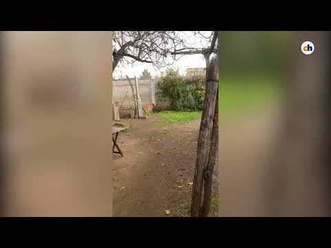 Granizó en San Francisco del Monte de Oro en el primer día del invierno