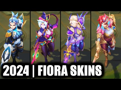ALL FIORA SKINS SPOTLIGHT 2024 | League of Legends