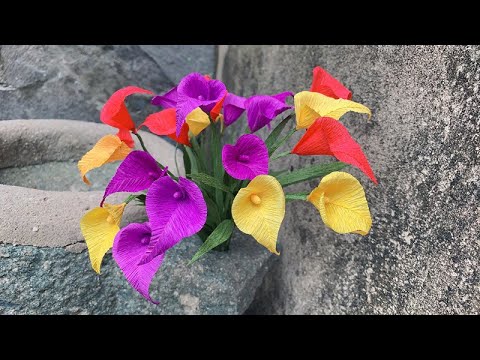 ABC TV | How To Make Calla Lily Filler Flower  - Craft Tutorial