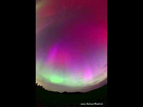 Nordlicht über der Sächsischen Schweiz 10./11.5.2024