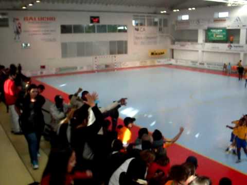 D. O. RANGEL (Futsal) - festa no final do jogo